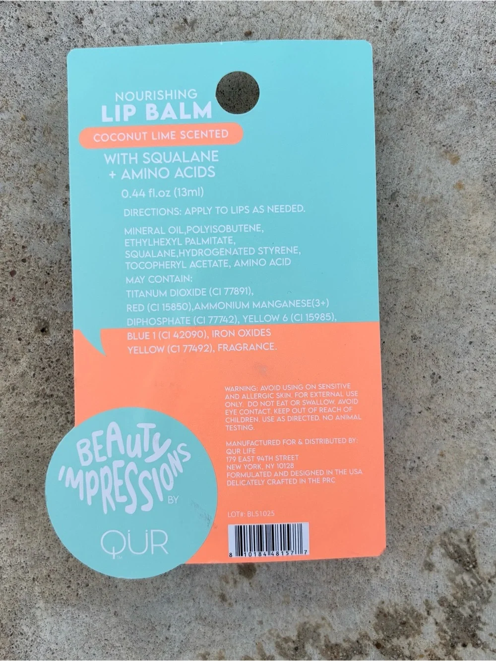 Beauty Impressions Squalane Lip Balm Set 4 Pack
